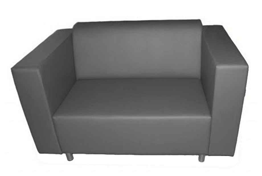 Bauhaus Leder-Sofa 2-Sitzer